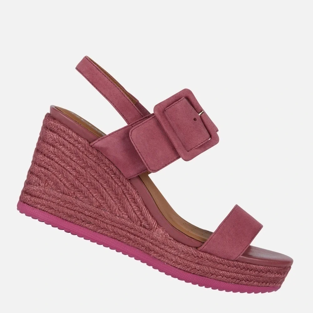 NEW! GEOX Cyclamen Ponza Wedge Sandal - Size 41